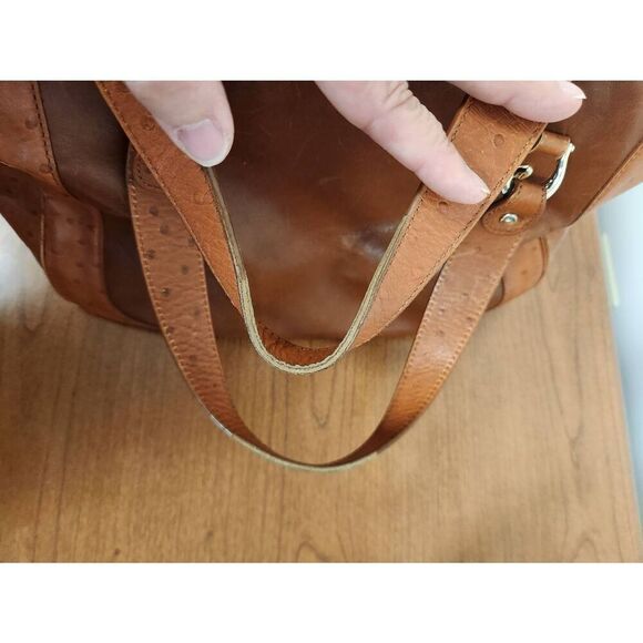 Kate Spade vintage brown leather shoulder bag. - Picture 11 of 14
